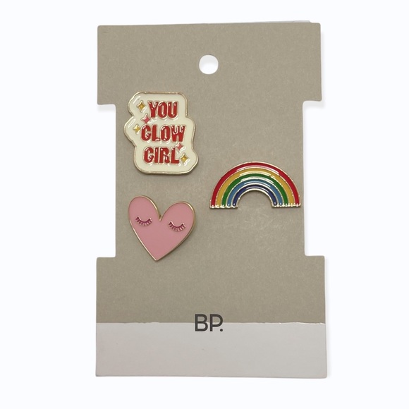 BP. Expression Lapel Pin Set Of Three - Picture 2 of 6